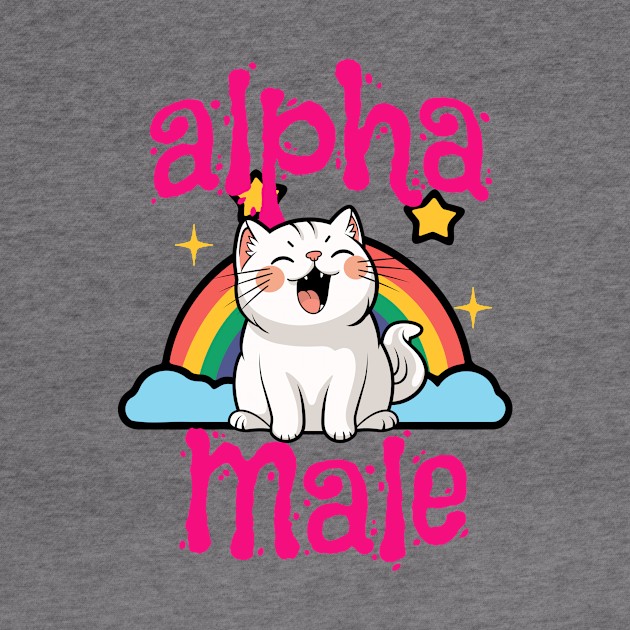Alpha Male Gym Beast Cute Shirt for Bodybuilder or Boss by Snoe